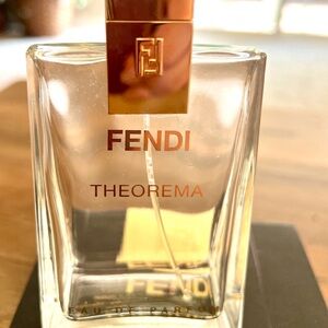 Fendi Theorema Eau de Parfum - EMPTY bottle in the Gold and Black box